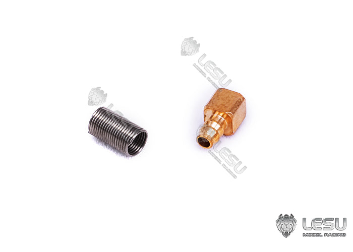 LESU engineering machinery model hydraulic components Y-1534 copper tube welding straight bend nozzle excavator metal accessories