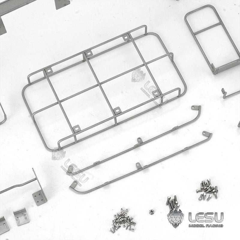 LESU 1/14 PC360 construction excavator cab body metal guardrail