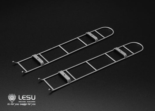 1 pair of metal stainless steel ladder LESU LS-20160811-3 for Tamiya 1/14 RC tractor truck dump truck shell upgrade parts