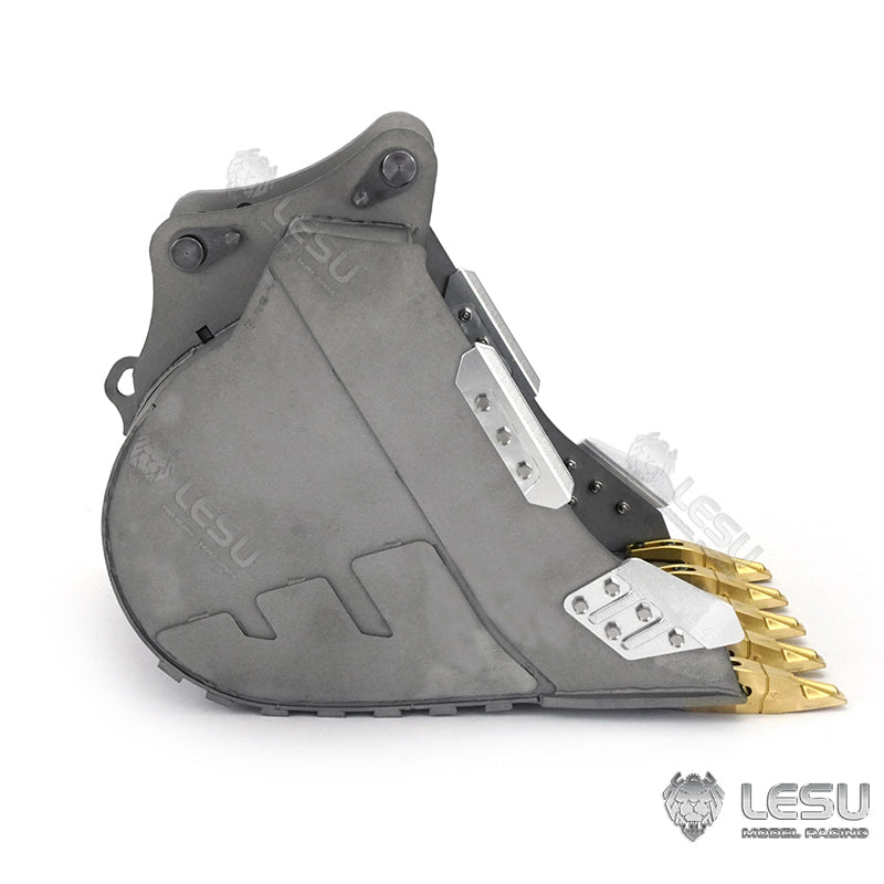 LESU 1/14 simulation hydraulic excavator PC360, 490, ET30H, ET26L, R945, SK500, LR960 excavator modified original bucket