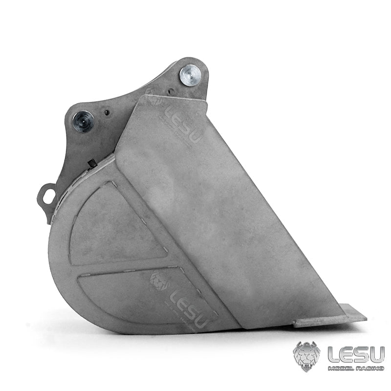 LESU 1/14 simulation hydraulic excavator PC360, wheel excavator, small short tail modified quick-detach metal trapezoidal bucket accessories