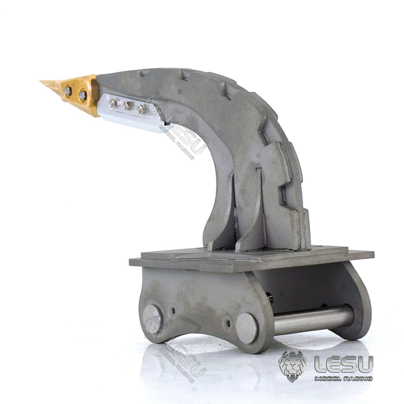 LESU 1/14 simulation hydraulic excavator PC360, wheel excavator, small short tail modified quick-detachable metal curved blade ripper attachment