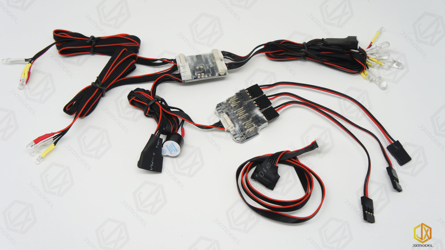 LED Light Set - JXmodel MAN F2000 Mercedes-Benz Scania Tamiya Trailer Truck 1/14