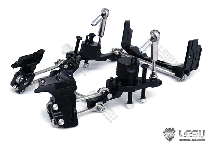 1/14 simulation truck model Tamiya modified accessories X-8022-A steering axle shock absorber airbag suspension LESU