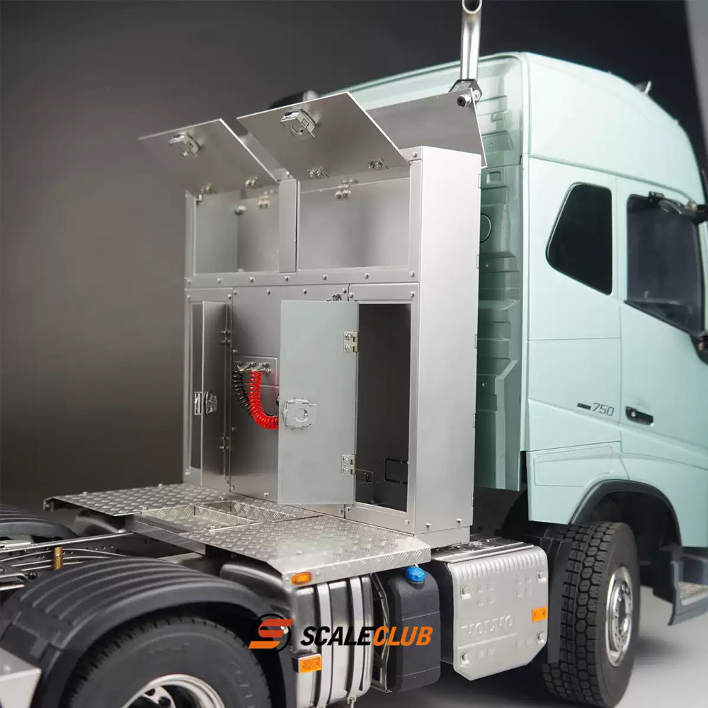 scaleclub model RC 1/14 Tamiya trailer truck universal equipment rack tool box Eurocar