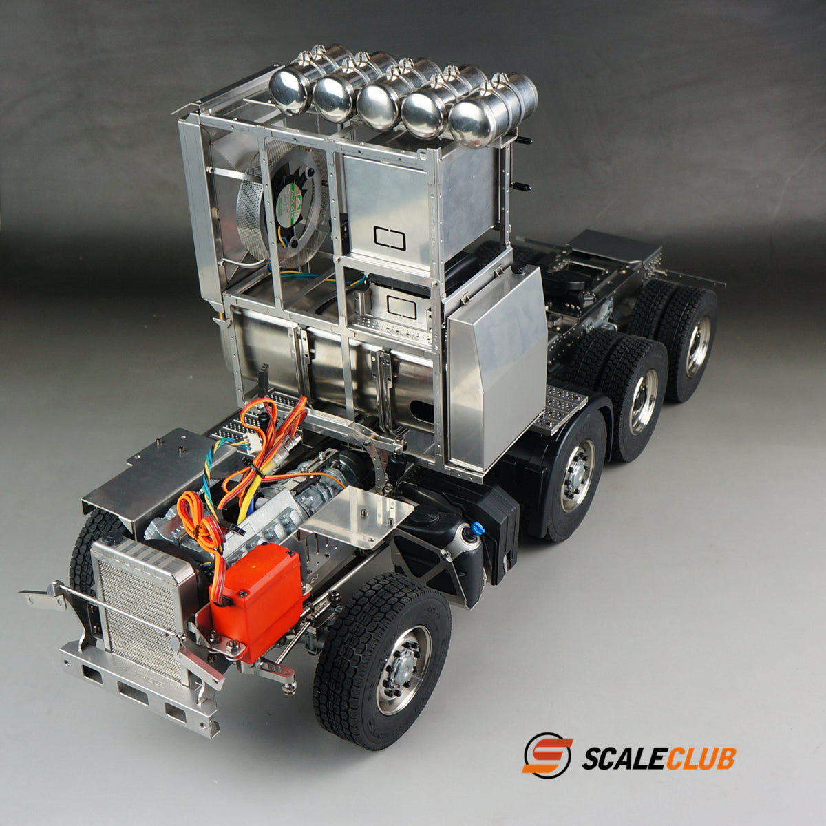 scaleclub Tamiya 1/14 Mercedes-Benz 8x8 heavy-duty trailer chassis