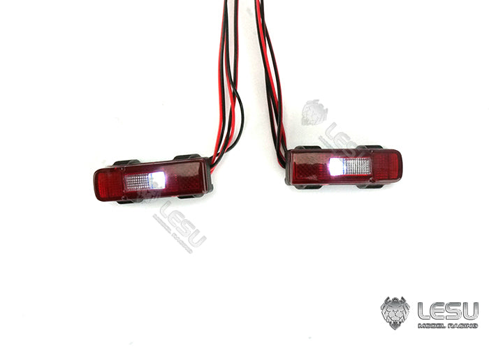1/14 Truck Model Toy Tail Light S-1266 Tractor Wooden Car Flatbed Truck DIY Modified LESU