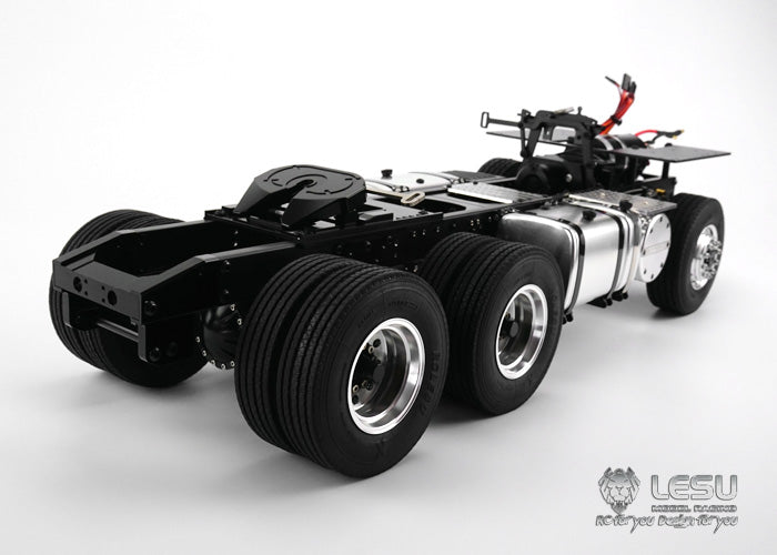LESU 1/14 Tamiya Scania R620 R470 tractor truck 6X6 metal chassis tractor remote control toy model