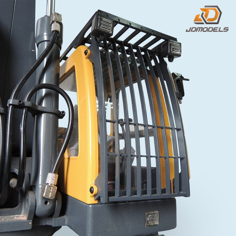 JDMODEL 1/14 Remote Control Hydraulic Metal Excavator Model Cabin Protective Net JDM-106B