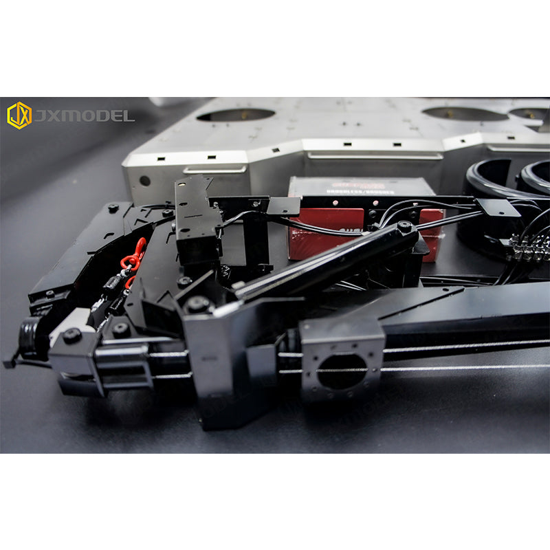 JX Model Wrecker Rescue Vehicle 2.0 Upper Kit Tamiya 1/14 Hydraulic Engineering Machinery Towing Truck Model Toy