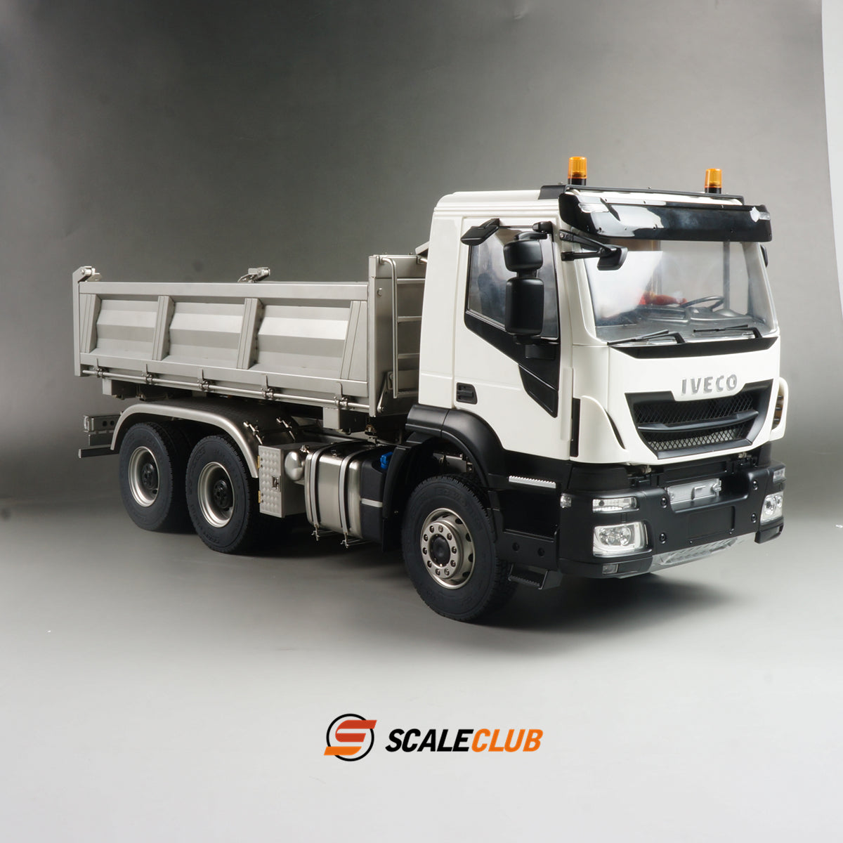Scaleclub 1/14 Iveco iveco6x6 full metal hydraulic 3-way dump truck
