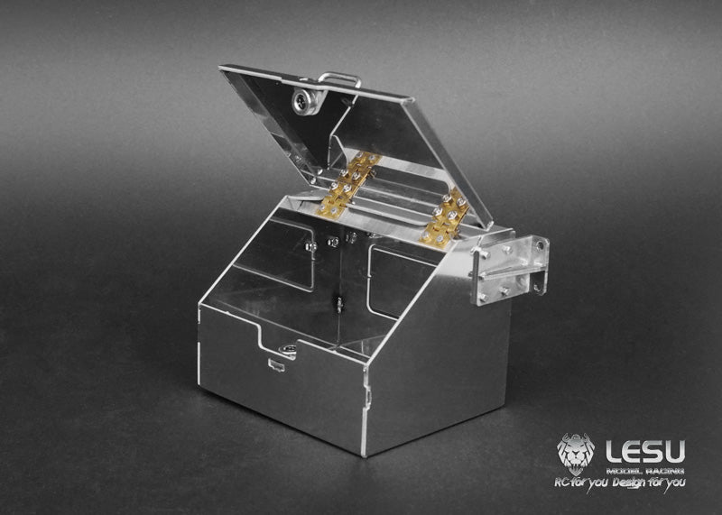 1/14 RC Truck TGX Simulation Metal Tool Box Openable G-6184 For Tamiya Traction Truck Model DIY Accessories LESU