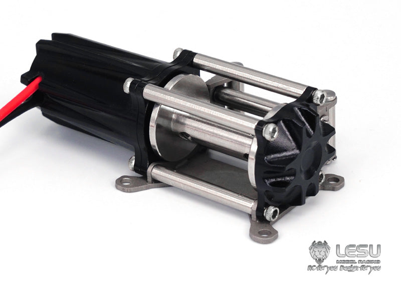 Electric winch LS-A0012 vehicle-mounted small crane winch off-road vehicle self-rescue car winch RC model LESU