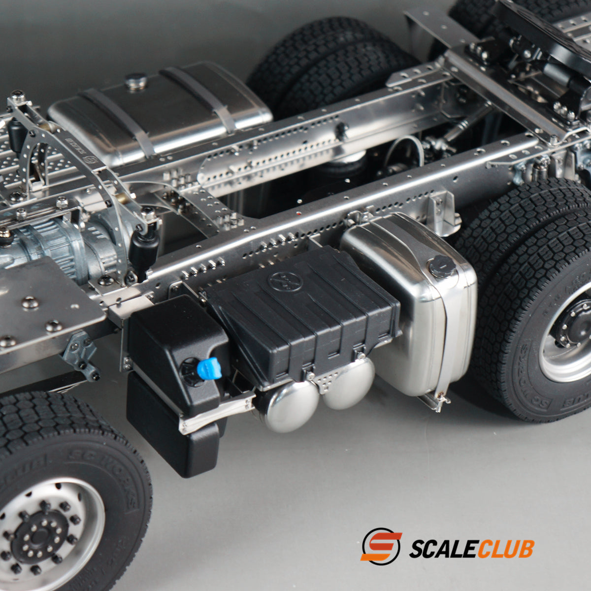 scaleclub 1/14 Tamiya MAN tractor truck upgrade 6x4 6x6 full metal chassis