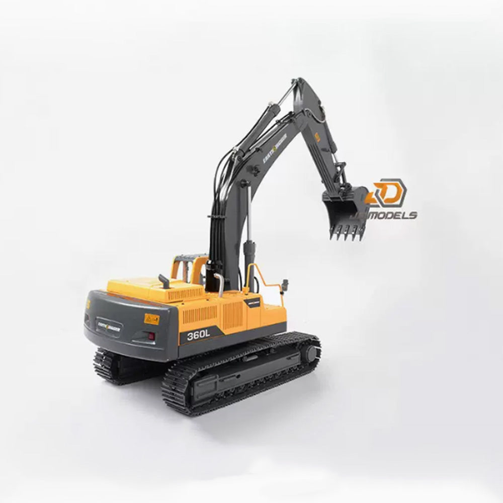 JDMODEL 1/14 Remote Control Hydraulic Metal Excavator Model JDM-106