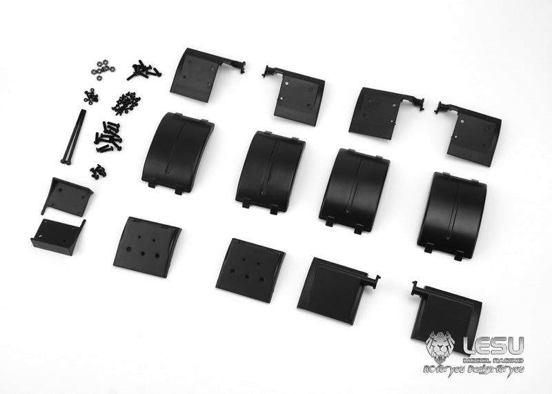 1/14 truck toy Tamiya tractor sand board S-1237 double-axis three-axis fender model accessories LESU