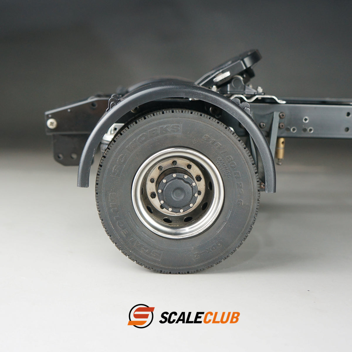 1 pair of Scaleclub models for Tamiya 1/14 RC tractor truck dump truck single axle fender decoration upgrade modification parts