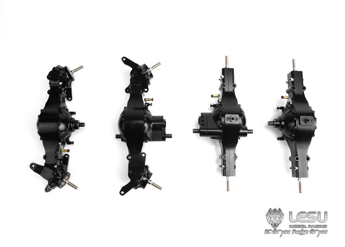 1/14 truck Tamiya tractor axle Q911 series differential lock mud axle model LESU