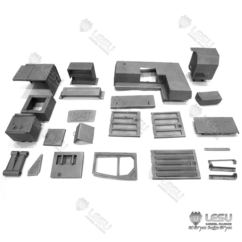 LESU 1/14 CAT 374F Heavy Excavator Remote Control Hydraulic Excavator Model Toy Full Metal Simulation Model