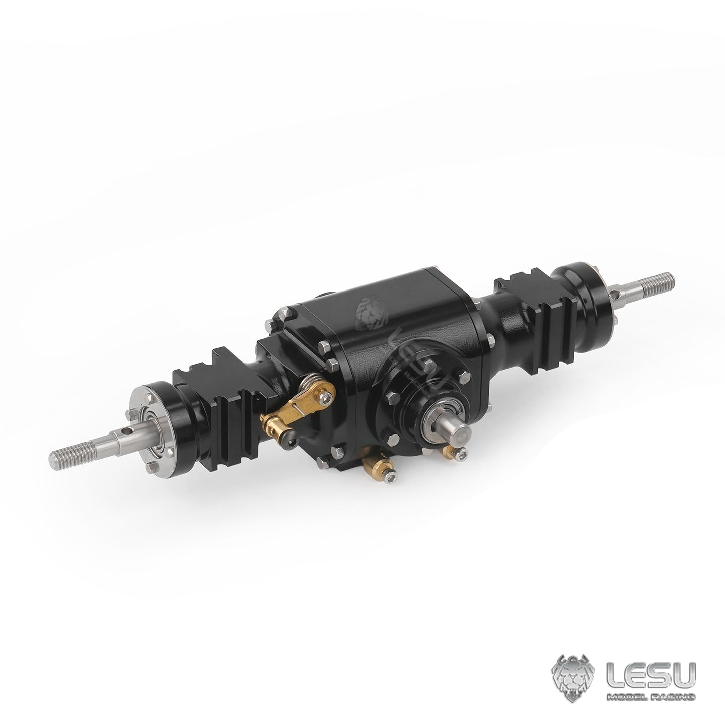 LESU 1/14 WA100M-8 loader with differential lock gear ratio 1:3 front axle and rear axle RD-2039 RC axle parts