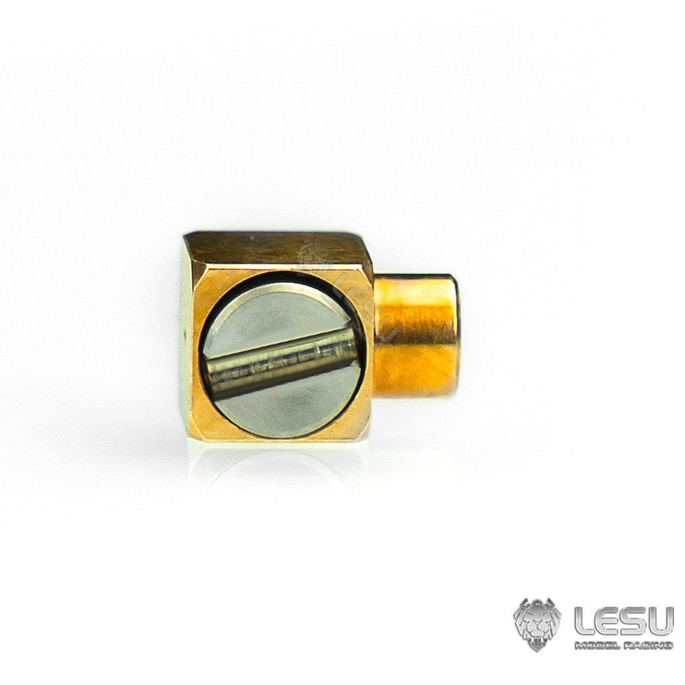 LESU modified stainless steel precision elbow M3 oil nozzle suitable for 2*1MM brass pipe oil pipe installation
