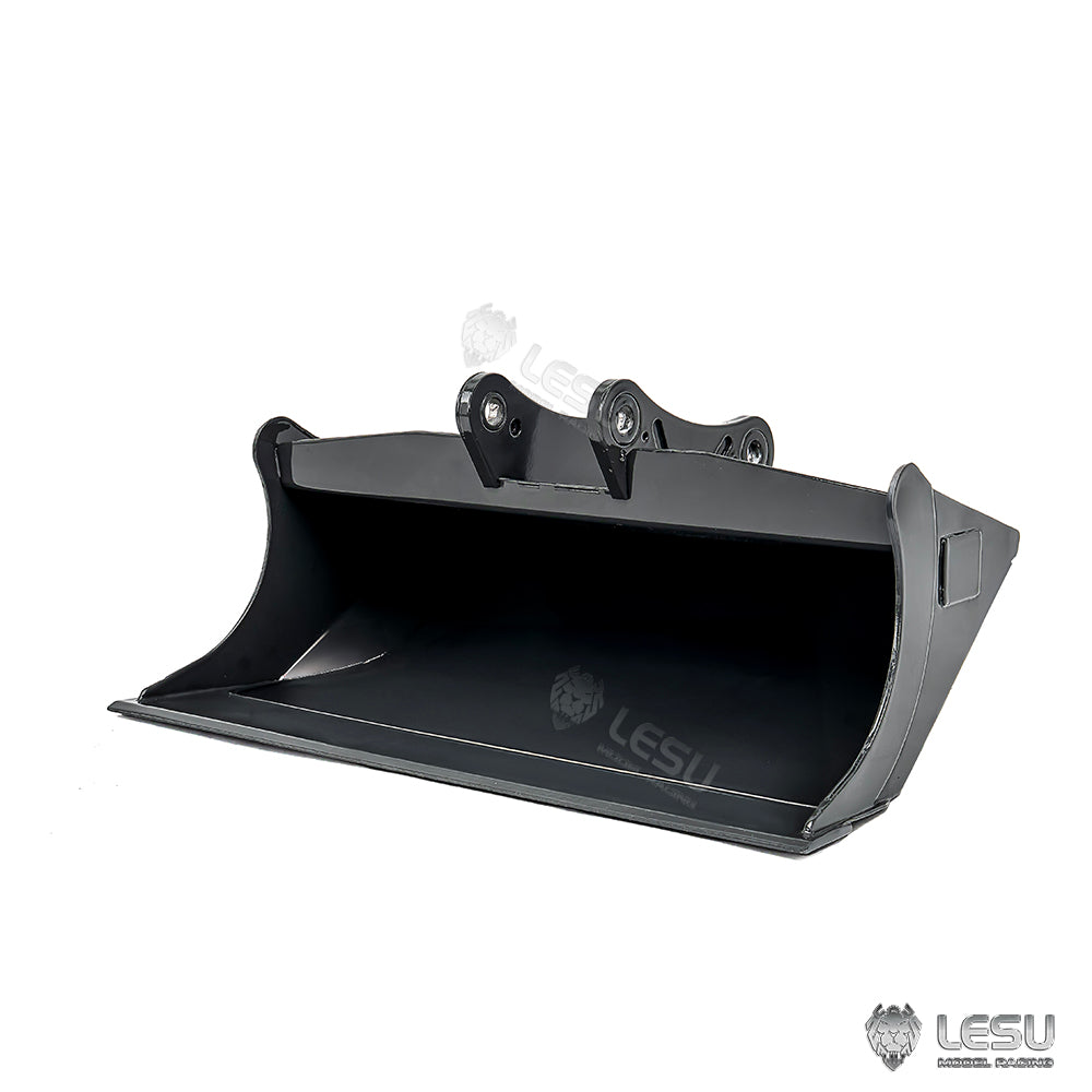 LESU 1/14 Hydraulic Excavator Wide Bucket Toothless Bucket AT-C0069 Sheet Metal Process Simulation Model Accessories