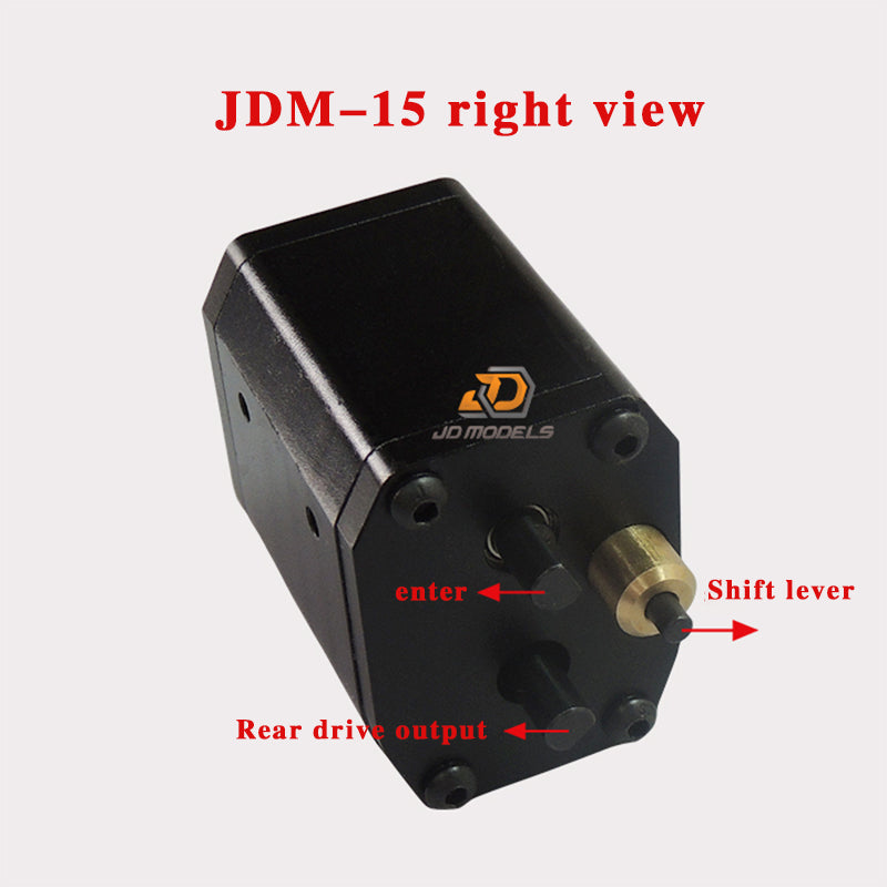 JDMODEL Metal Three-position Transfer Case JDM-15 For 1/14 RC Truck Toy Model Transmission Upgrade Modification or DIY Parts