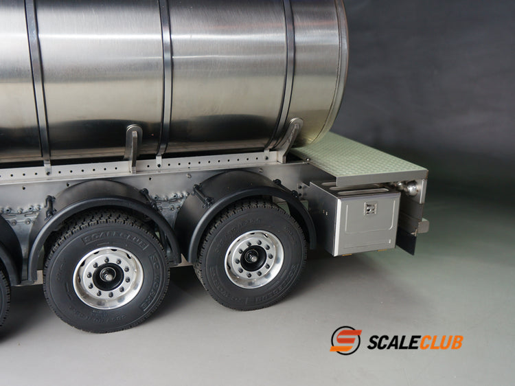 scaleclub 1/14 Tamiya tractor truck full metal tank trailer liquid transport trailer