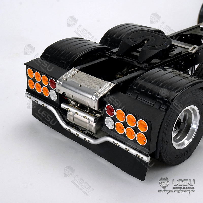 1/14 truck toy tail beam tail light gas tank set warning light Tamiya tractor R620 R470LESU