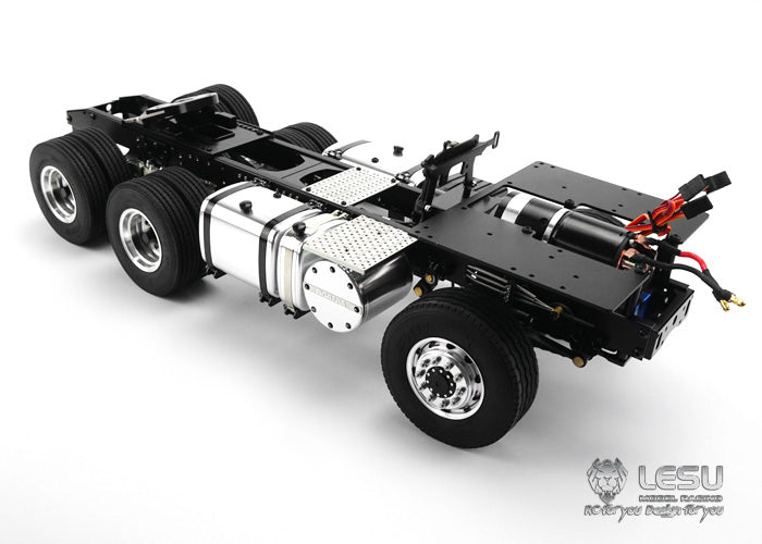 LESU 1/14 Tamiya Scania R620 R470 tractor truck 6X6 metal chassis tractor remote control toy model