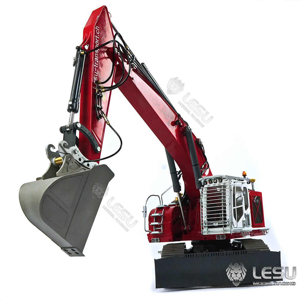 LESU 1/14 Engineering Machinery Model Excavator ET35 Modified Quick-Removal Metal Trapezoidal Bucket Attachment