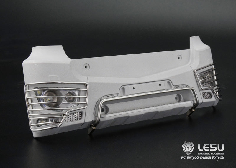 LESU 1/14 Truck Metal Chin Bumper AROCS 3363 3348 Mud Truck Shell RC Accessories