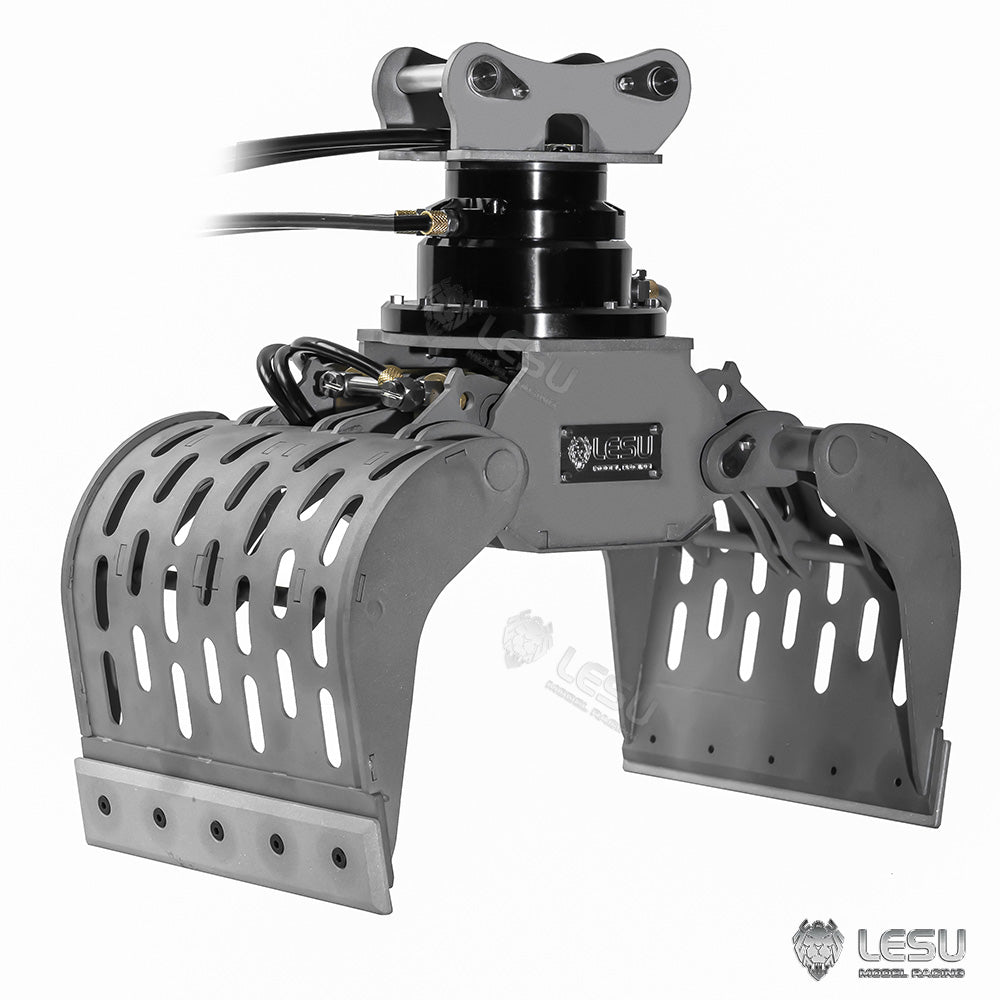 LESU 1/14 simulation hydraulic excavator PC360, wheel excavator, small short tail modified quick change hydraulic mechanical claw accessories