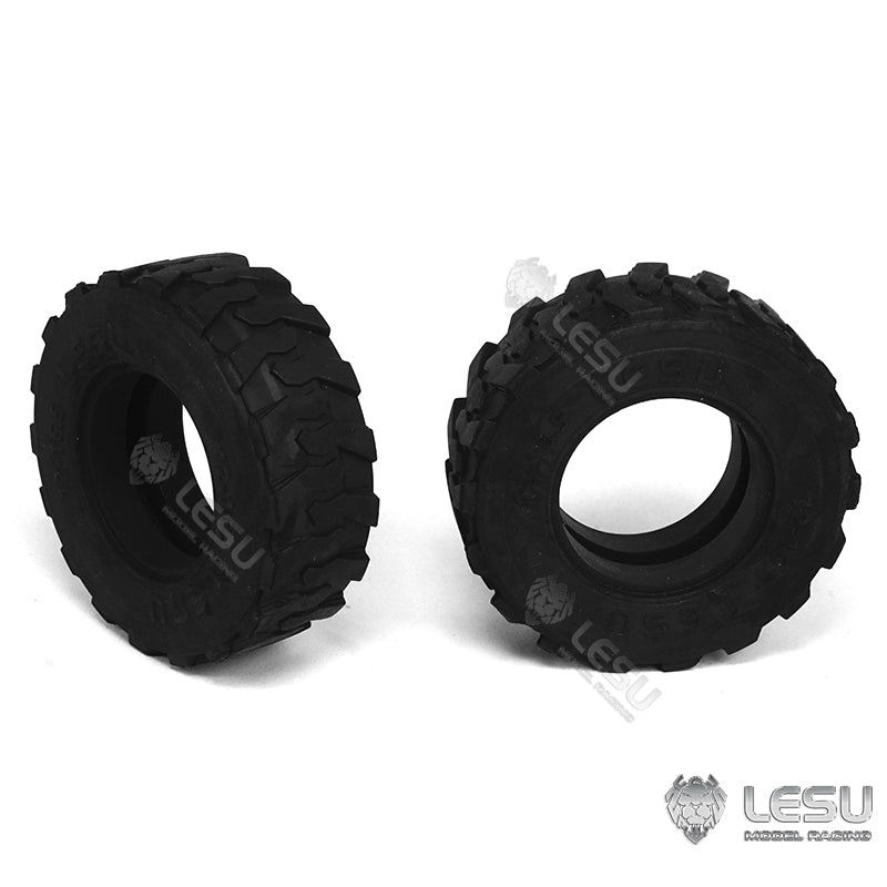 LESU 1/14 Simulation Model Engineering Crawler Bobcat Skid Steer Loader Tires and Wheels