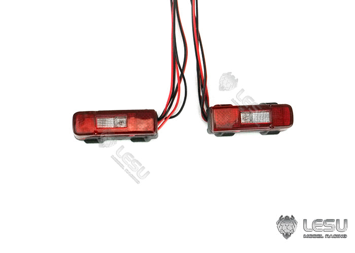 1/14 Truck Model Toy Tail Light S-1266 Tractor Wooden Car Flatbed Truck DIY Modified LESU