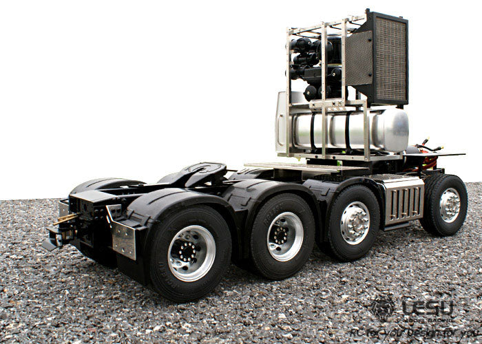 LESU 1/14 Tamiya Benz 1851 3363 Heavy Duty Tractor Truck Chassis 8X8 Full Drive Differential Lock Axle