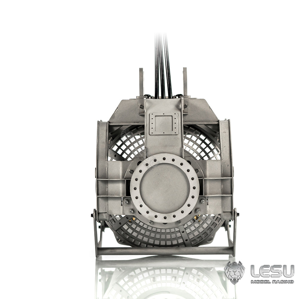 LESU 1/14 Excavator Model Quick Release Full Metal Hydraulic Motor Screen Bucket Accessory AT-C0018