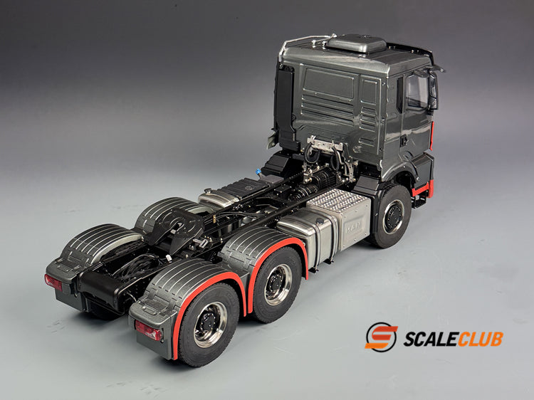 SCALECLUB 1/14 MAN TGS full metal door shell 6*6 tractor truck chassis