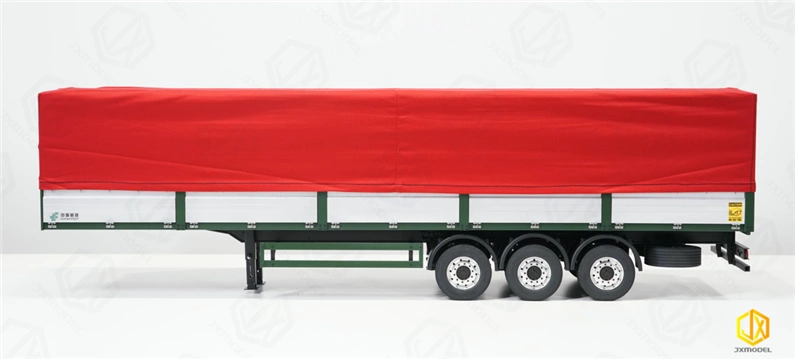 Metal car tarpaulin kit JXmodel car model 1:14 KIT version trailer trailer fence semi-trailer all-aluminum
