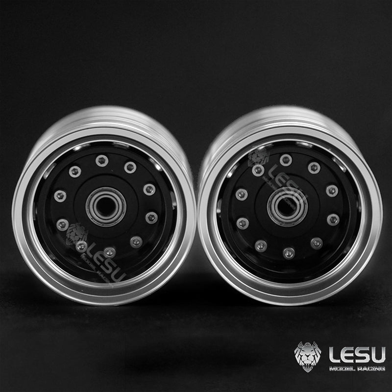 1/14 simulation truck Tamiya tractor trailer metal wheel W-2058 non-powered bearing version wheel LESU