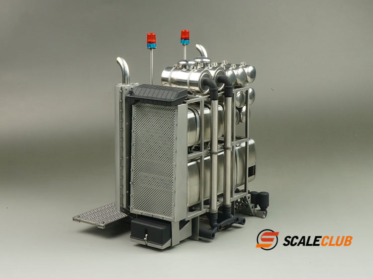 scaleclub 1/14 MAN F2000 MAN heavy tractor trailer metal equipment rack