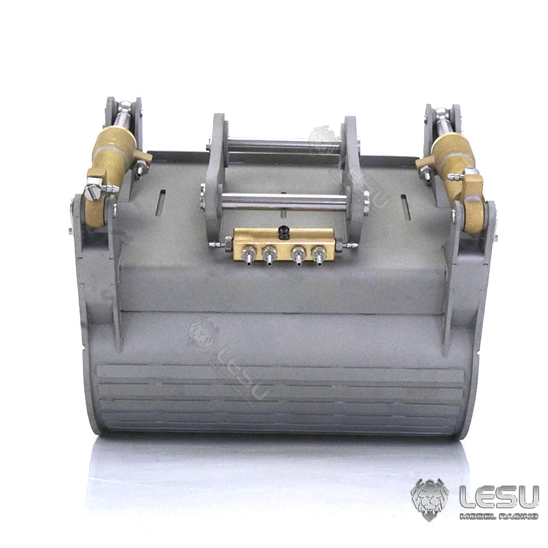 LESU 1/14 Engineering Hydraulic Excavator CAT 374F Modified Quick Change Hydraulic Opening and Closing Bucket Attachment