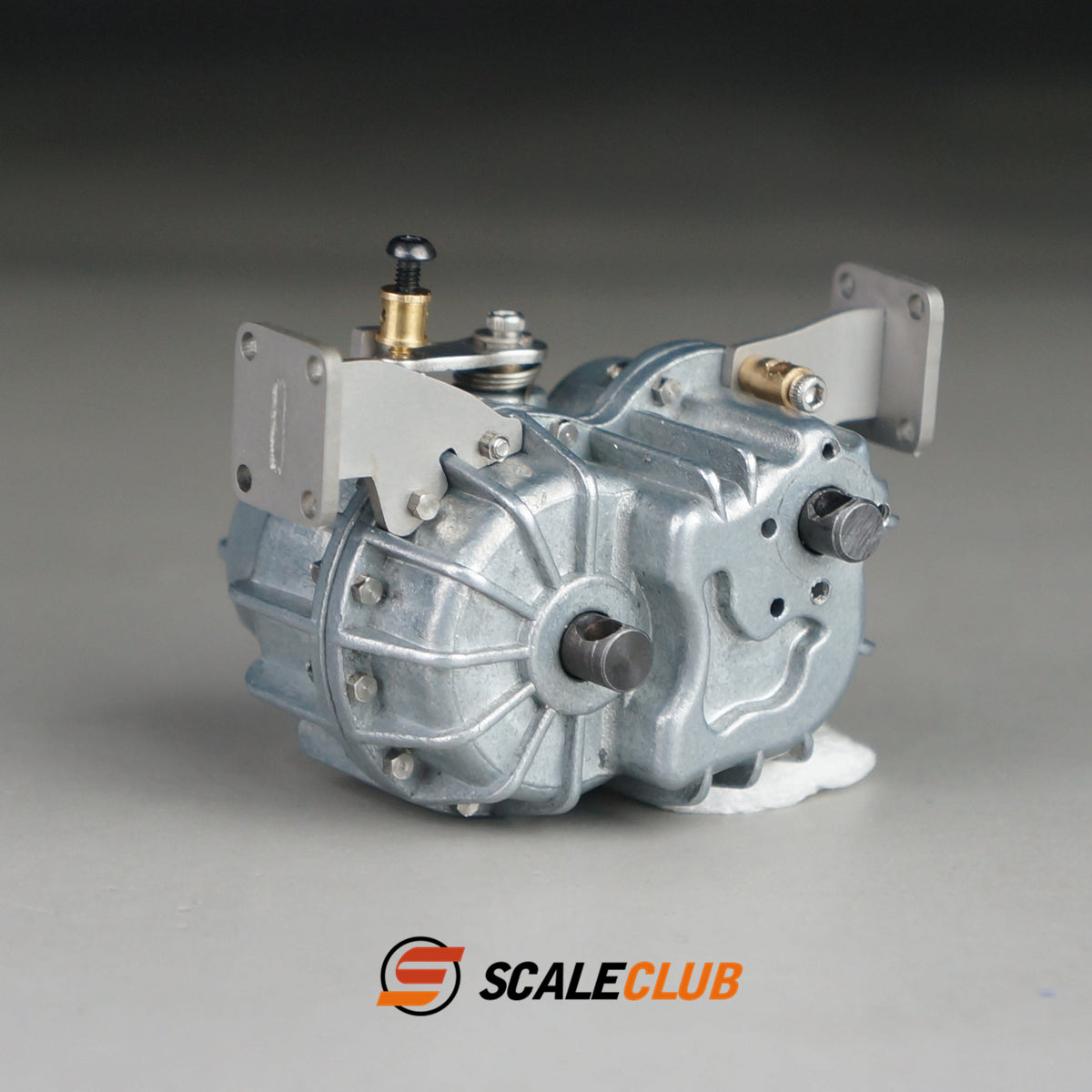 Scaleclub Model Metal Simulation Central Differential with Locking Transfer Case A B C D for 1/14 RC Truck Model Upgrade Parts