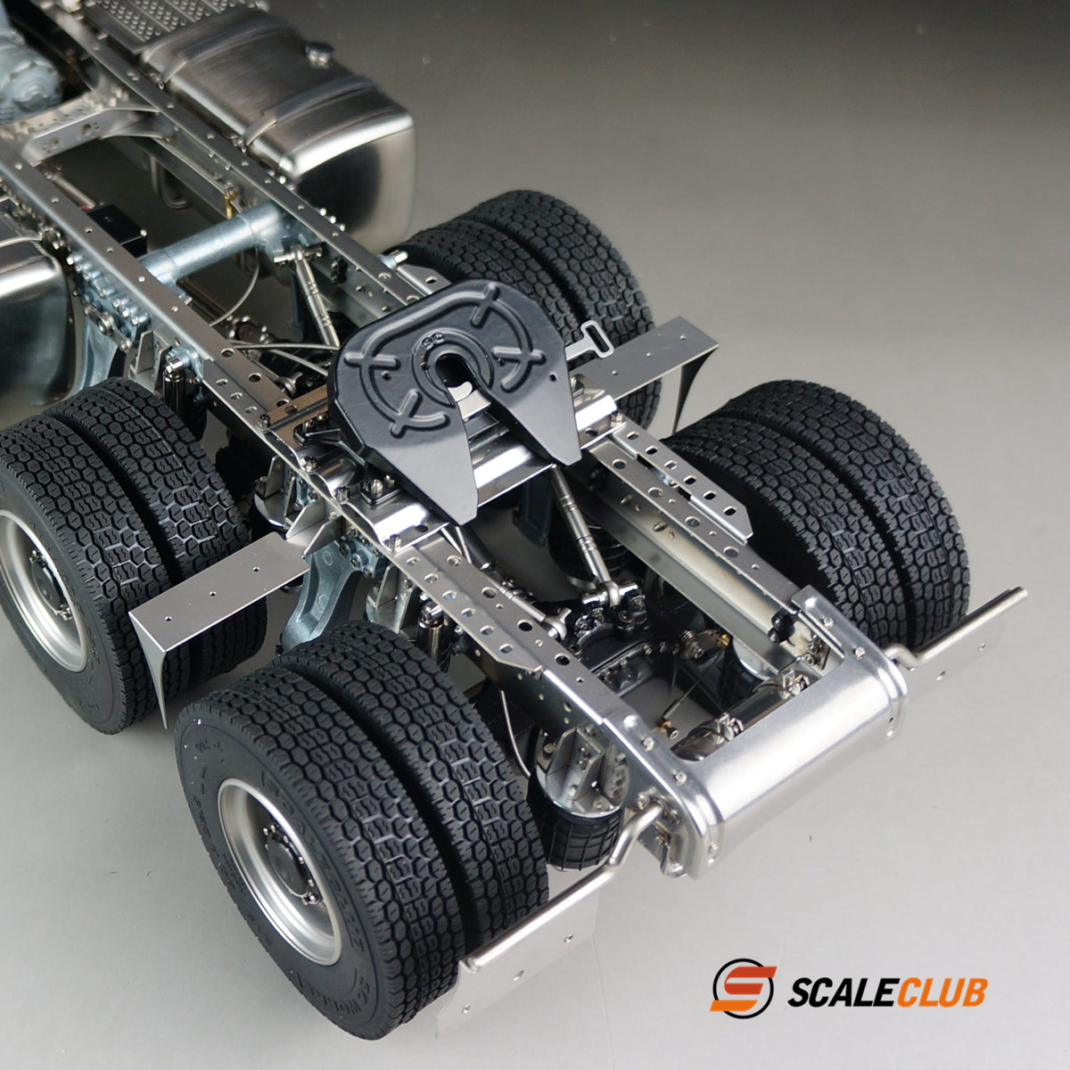 scaleclub 1/14 Tamiya MAN tractor truck upgrade 6x4 6x6 full metal chassis