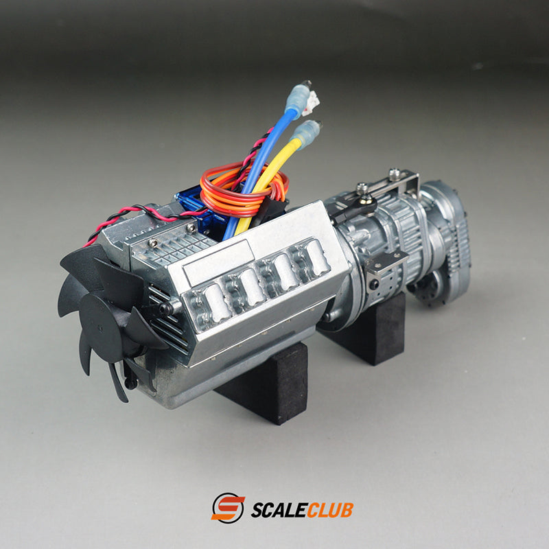 scaleclub Tamiya 1/14 trailer truck dump truck three-speed metal gearbox