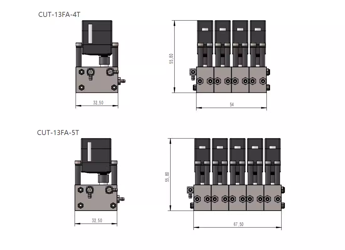 CUT-13FA Hydraulic Model Multi-way Reversing Valve 2-7 Way Multi-way Valve Hydraulic Engineering Model