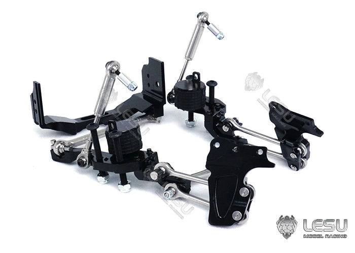 1/14 simulation truck model Tamiya modified accessories X-8022-A steering axle shock absorber airbag suspension LESU