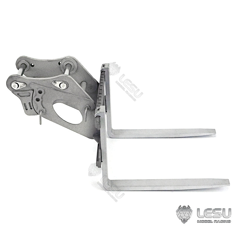 LESU 1/14 Engineering Hydraulic Excavator CAT 374F Modified Quick Change Metal Fork Attachment