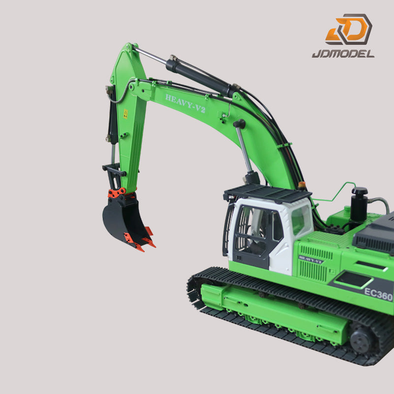 JDMODEL 1/14 remote control hydraulic metal excavator model replacement upgrade accessories various scenes use