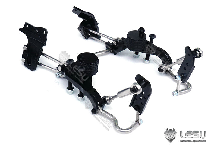 1/14 simulation truck model Tamiya modified accessories X-8022-B steering axle shock absorber airbag suspension LESU